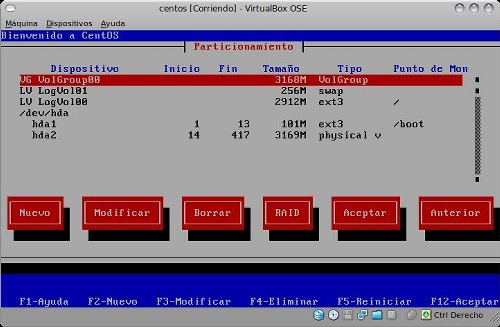 Instalación CentOS 5.4 Linux