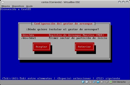 Instalación CentOS 5.4 Linux